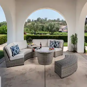 Costco Sunvilla sala para exterior seccional de 5 piezas Laguna oferta