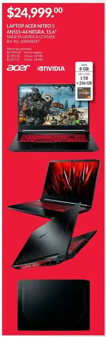Laptop acer 15.6"