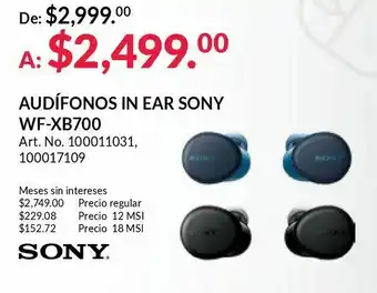 Samsung Audífonos in ear sony oferta