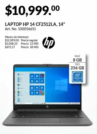 Laptop hp 14 14" hp