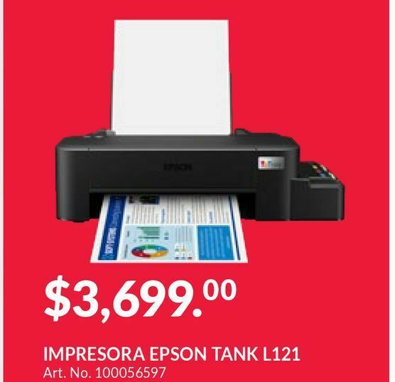 Impresoras epson tank l121 oferta en Samsung