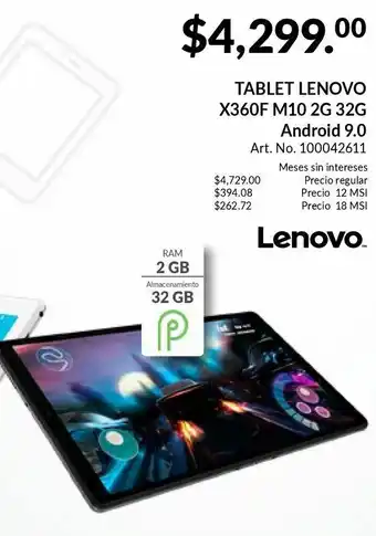 Tablet lenovo 2g 32g
