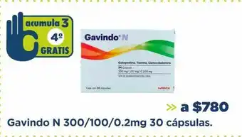 Farmacia San Pablo Gavindo n 300/100/0.2mg 30 cápsulas oferta