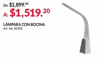 Lámparas con bocina