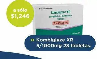 Farmacia San Pablo Kombiglyze xr 5/1000mg 28 tabletas. oferta