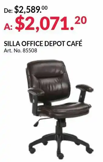 Sillas office depot café