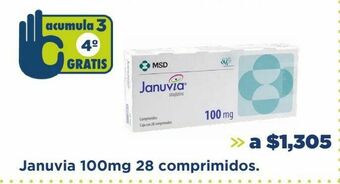 Januvia 100mg 28 comprimidos