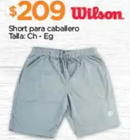 Chedraui Wilson Short para caballero Talla: Ch - Eg oferta