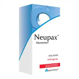 Farmacias YZA NEUPAX FRASCO GOTERO 0.75MG/ML 20ML oferta