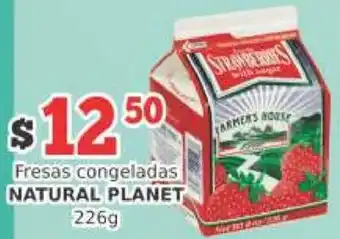 Super Gutiérrez Fresas Congeladas Natural Planet 225g oferta