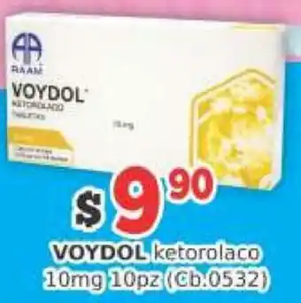 Voydol Ketorolaco 10mg 10pz
