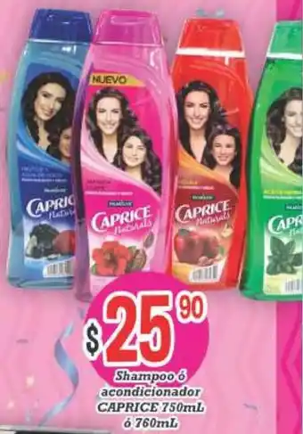 Shampoo ó Acondicionador Carrice 750ml ó 760ml