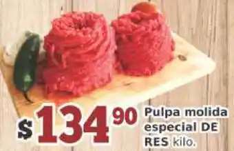 Pulpa Molida Especial de Res