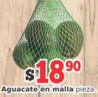Aguacate en Malla Pieza