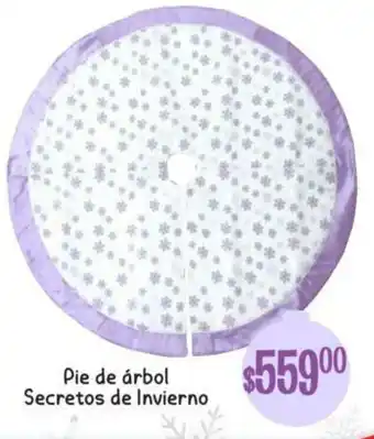 Soriana Mercado Pie de Árbol Secretos de Invierno oferta