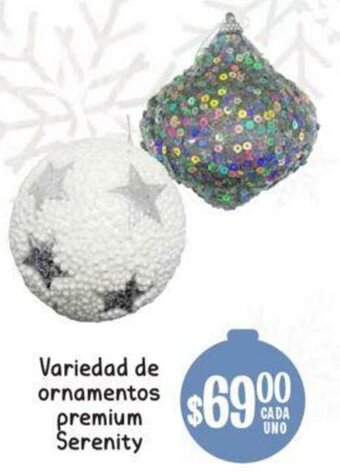 Soriana Mercado Variedad de Ornamentos Premium Serenity oferta