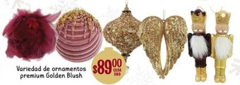Soriana Mercado Variedad de Ornamentos Premium Golden Blush oferta