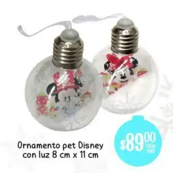 Soriana Mercado Ornamento Pet Disney con Luz 8cm x 11cm oferta