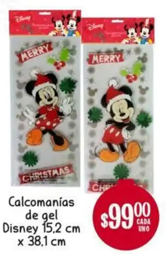 Soriana Mercado Calcomanias de Gel Disney 15.2cm x 38.1cm oferta