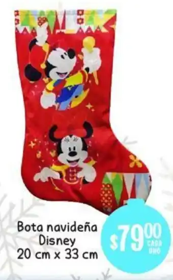 Soriana Mercado Bota Navideña Disney 20cm x 33cm oferta
