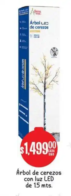 Soriana Mercado Árbol de Cerezos con Luz Led de 1.5mts oferta