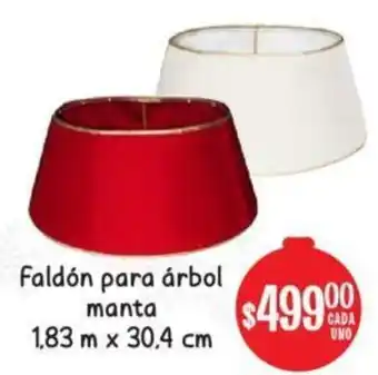 Faldón para Árbol Manta 1,83m x 30,4cm
