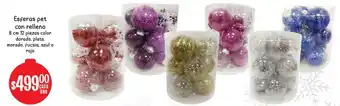 Soriana Mercado Esferas Pet con Relleno 8cm 12 Piezas oferta