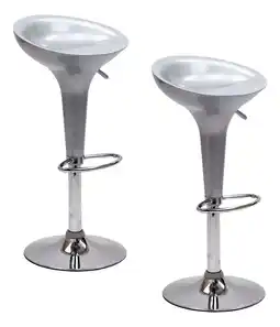Mercado Libre Set De 2 Bancos Alto De Barra Cocina Silla Taburete Moderno oferta