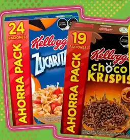 Soriana Híper Kellogg's Cereal Zucaritas 840 g o Choco Krispis 730 g. oferta