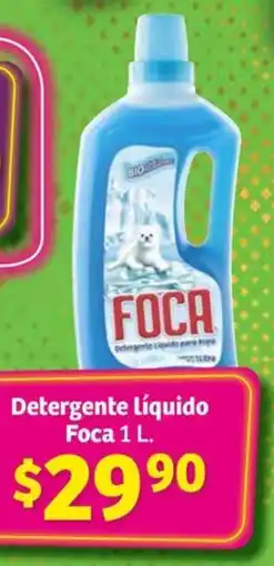Soriana Híper Detergente líquido Foca 1 L. oferta