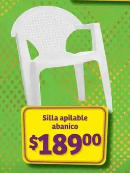 Soriana Híper Silla apilable abanico oferta