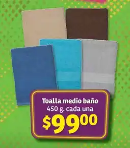 Soriana Híper Toalla medio baño 450 g. oferta