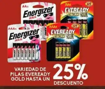Pilas eveready -25%