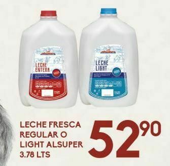 Alsuper Leche fresca alsuper 3.78lt oferta
