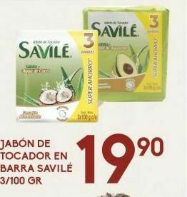 Alsuper Jabón de tocador savilé oferta