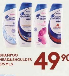 Alsuper Shampoo head & shoulders oferta