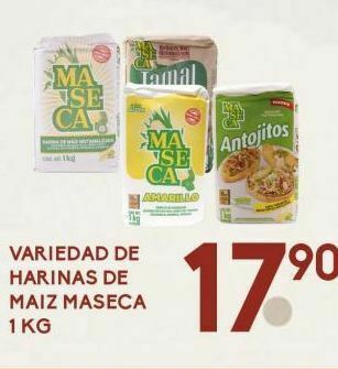 Alsuper Harina de maíz maseca kg oferta
