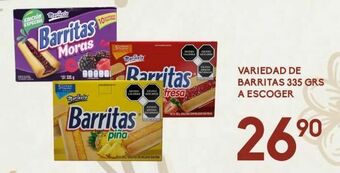 Alsuper Variedad de barritas 335g oferta