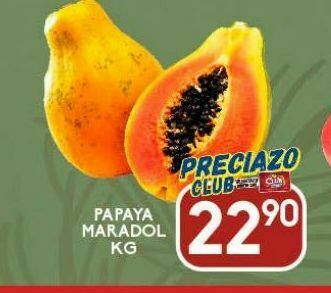 Alsuper Papaya maradol kg oferta