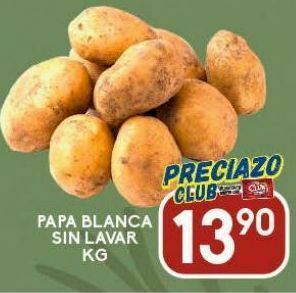 Alsuper Papa blanca sin lavar kg oferta