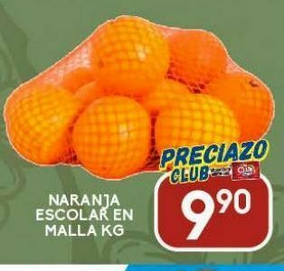 Alsuper Naranja escolar en malla kg oferta