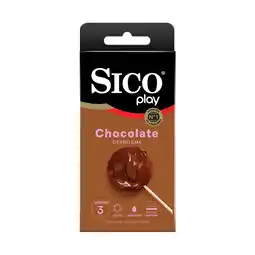 Farmacia San Pablo Sico Play Chocolate Condones de Hule Látex Natural oferta