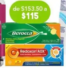 Farmacia San Pablo Berocca efervescente 15mg 10 tabletas oferta