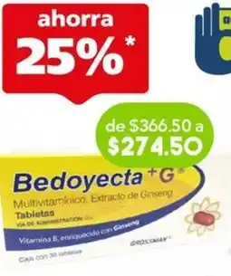 Farmacia San Pablo Bedoyecta + G 40mg 30 tabletas oferta