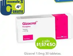 Farmacia San Pablo Gizacrel 1.0mg 30 tabletas oferta