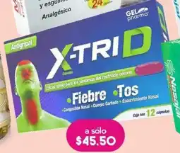 Farmacia San Pablo X-TriD 15/5/250mg 12 cápsulas oferta