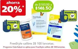 Farmacia San Pablo FreeStyle calibre 28 100 lancetas. oferta