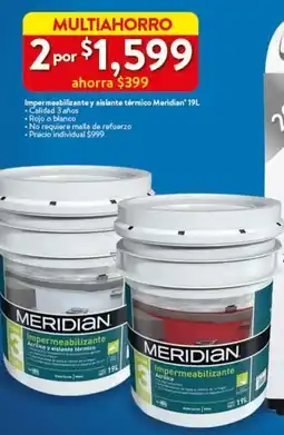 Impermeabilizante y aislante térmico Meridian 2x19L