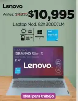 Chedraui Lenovo Laptop Mod. 82XB0007LM oferta