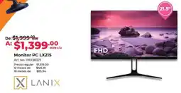 Office Depot LANIX Monitor PC LX215 oferta